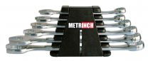 Combination wrench set 6pc