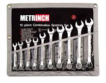 Combination wrench set in pouch 10pc