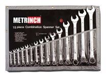 Combination wrench set in pouch 15pc